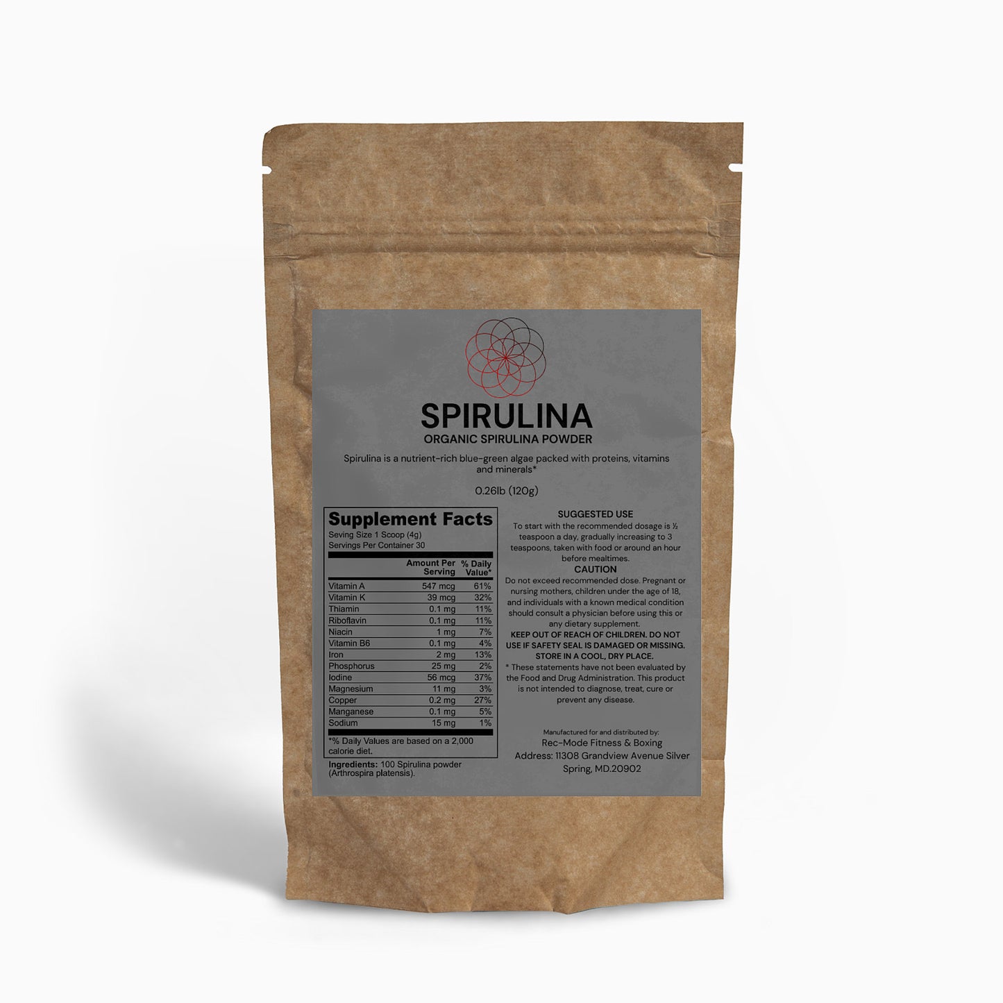 Organic Spirulina Powder