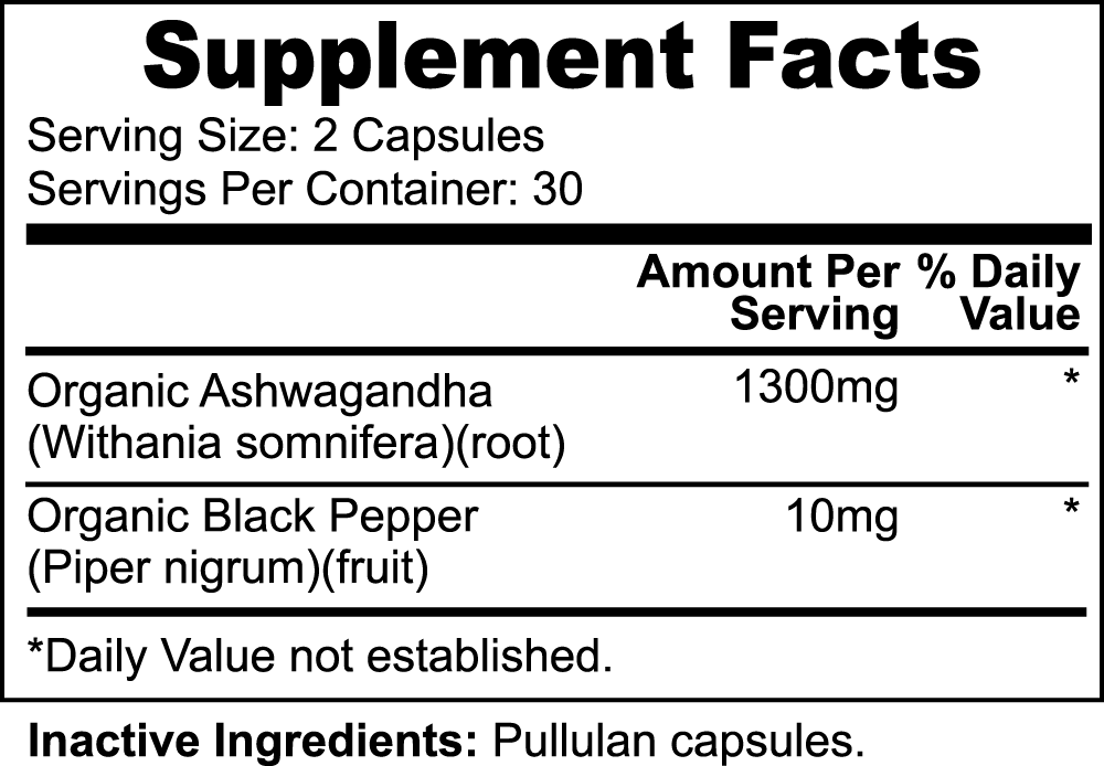 Ashwagandha -Vegan